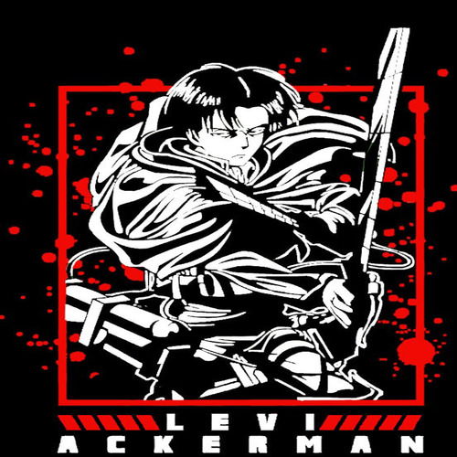 Sudadera Unisex Levi Attack On Titan Fluorecente