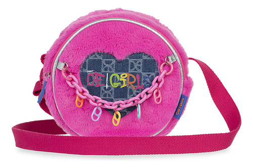 Bolsa Niñas Crossbody Cloe Xelia Mediana Color Fucsia