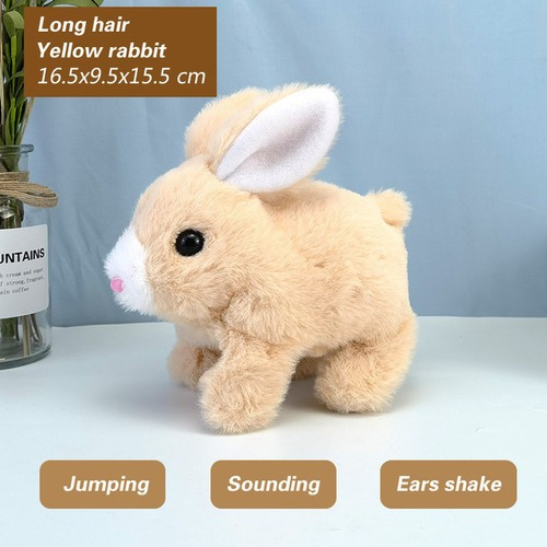 Peluche Electrónico Walking Wiggle Con Forma De Conejo