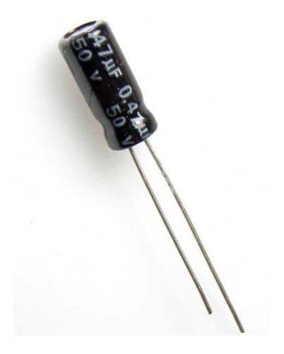 Imagen 1 de 2 de Capacitor Electrólitico 0.47uf X 50v 105° x25 Unidades