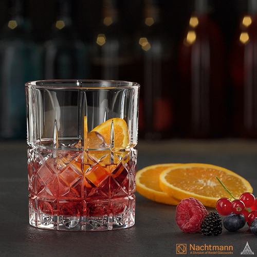 Vasos Con Botellon De Whisky Nachtmann Diamond 96092 96826