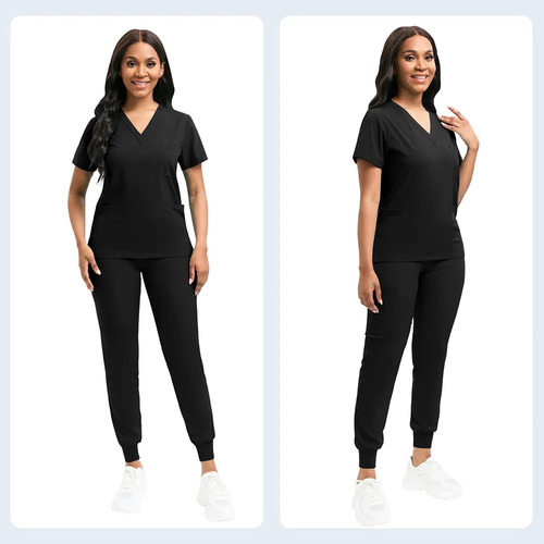 Pijama Quirúrgica Antifluido Scrub Jogger Uniforme Set Mujer