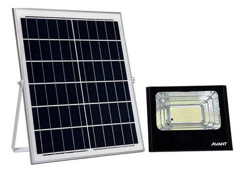 Refletor Led Holofote 60w Bivolt Painel Solar Com Controle 