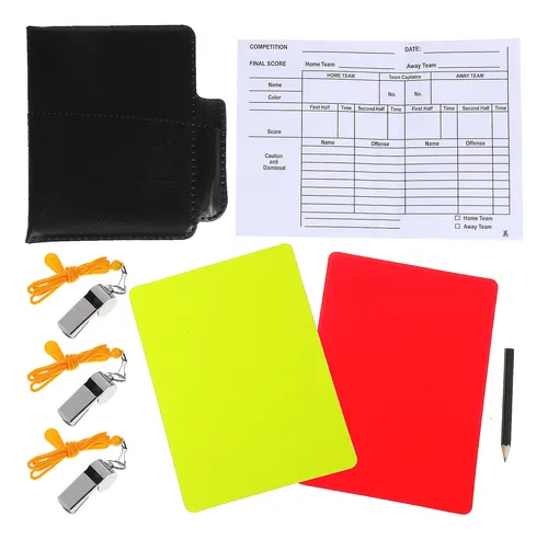 1 Juego De Kit De Árbitro De Fútbol, Silbatos De Árbitro