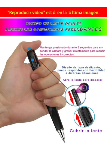 Camara Espia Oculta Pen Nanny Camera Pen Hd 1080p Video Leeboom
