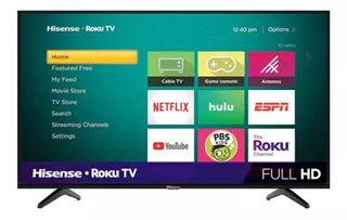 Pantalla Smart Tv Hisense 40 Pulgadas Full Hd Roku 40h4030