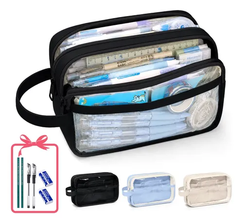 Estuche De Almacenamiento Set 7 Piezas Útiles Escolares