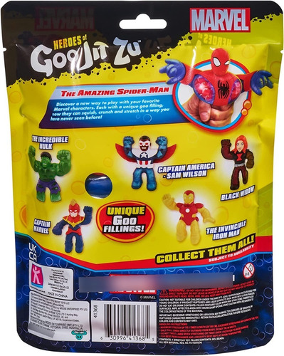 Imagen 7 de 7 de Heroes Goo Jit Zu Marvel Superheroes Elasticos