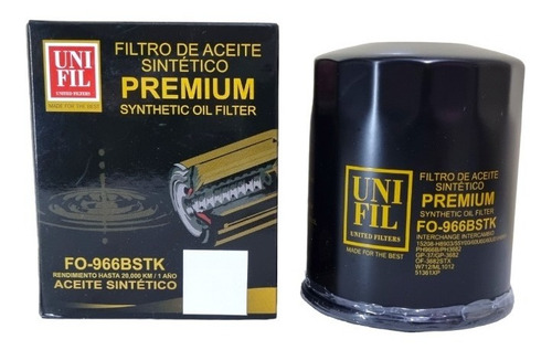 Filtro Aceite Especial Sintético Sentra Fo-966bstk Xg3682