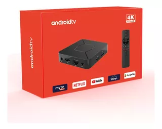 Tv Box Android Certificado Con Entrada De Red Versión2023 4k