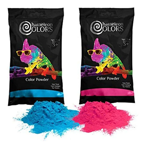 Polvo Holi Color, 1lb De Polvo De Color Rosa Y 1 Lb De Color