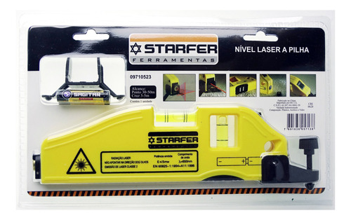 Nível Laser Cruz A Pilha Starfer
