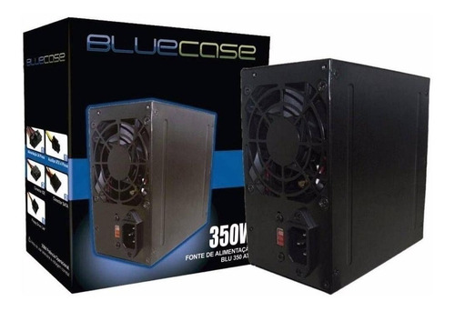 Fonte de alimentação para PC Bluecase BLU 350-K ATX 350W  preta 115V/230V