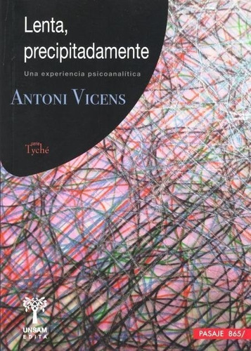 Lenta, Precipitadamente. Una Experiencia Psicoanal-vicens, A