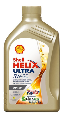 Oleo De Motor Shell Helix Ultra 5w30 Acea A5/b5 1lt