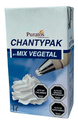 Crema Chantypak Mix Vegetal Puratos 1 Litro