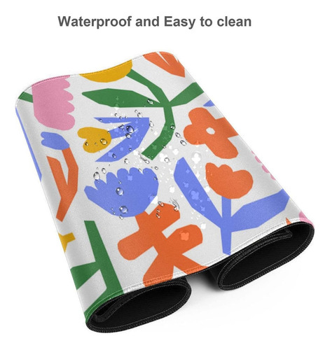 Mouse Pad Con Diseño Floral Abstracto De Flores C