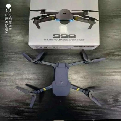 Imagen 2 de 5 de Dron Doble Cámara 4k Hd Plegable 100 Metros