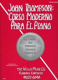 Curso Moderno Para El Piano Primer Grado Parte Ii - Thomp...