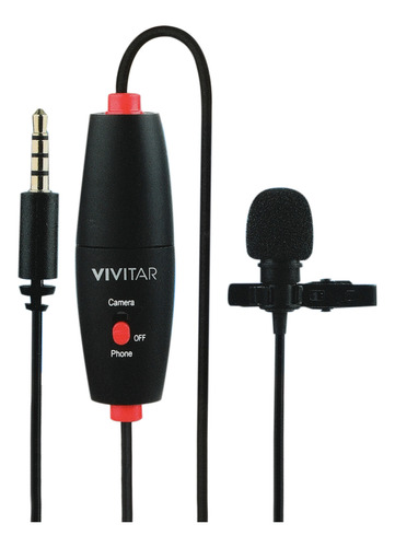 Micrófono Vivitar Mini Lavalier Para Streaming Open Box (Usado)