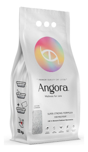 Angora Arena Sanitaria 12 Kg x 12kg de peso neto  y 12kg de peso por unidad