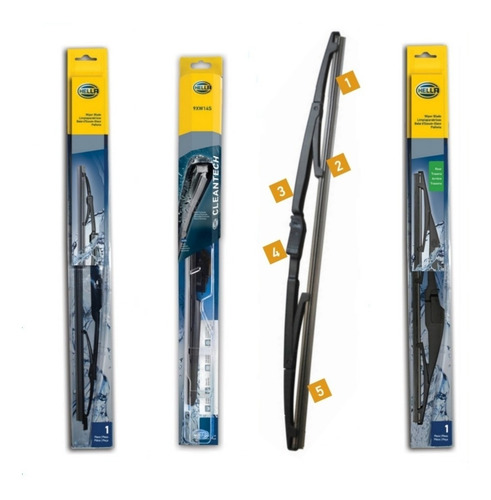 Imagen 5 de 7 de Kit De 2 Plumillas Para Mazda 323 Hei Modelo 2003