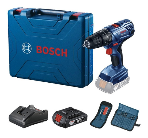 Furadeira Bosch Gsb 180-li Maleta 2 Baterias 