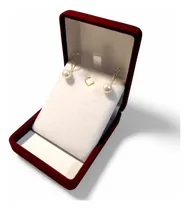 Comprar Aros Colgantes De Plata 925 Diseño Con Perlas