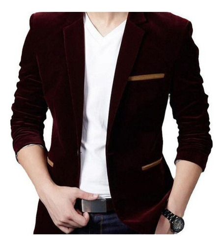 Chaquetas Blazers Casuales Finos Moda Masculina