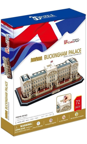 Puzzle 3d  Buckingham Palace  Cubicfun Mc162h