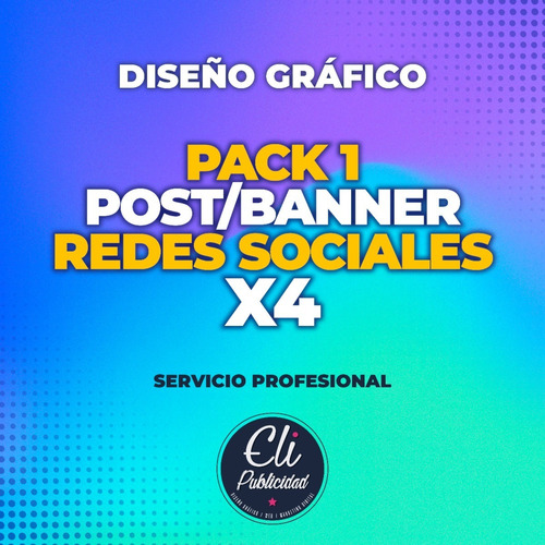 Banners Placas X 4 Para Redes Sociales Marketing Digital