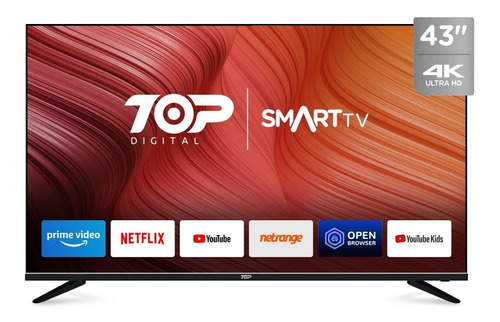 Smart TV portátil Top Digital KTC-43FU LCD Linux 4K 43"