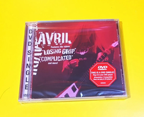 Avril Lavigne Losing Grip / Complicated Dvd - Nuevo Sellado