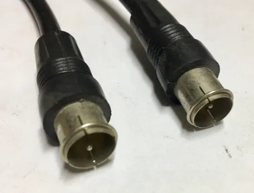 Cable Coaxial Rg-59/u 0.8mt Conector F-81 Cb-sc903 Negro