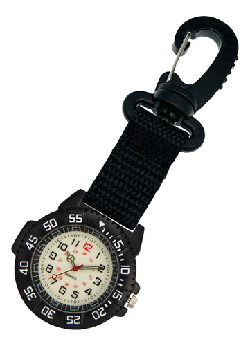 Reloj Con Mosquetón Luminous Compass Para Exteriores, Correa