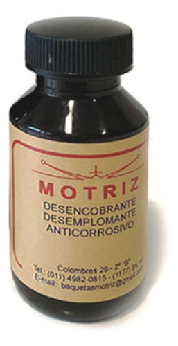 Aceite Desemplomante Desencobrante Motriz 60cm3