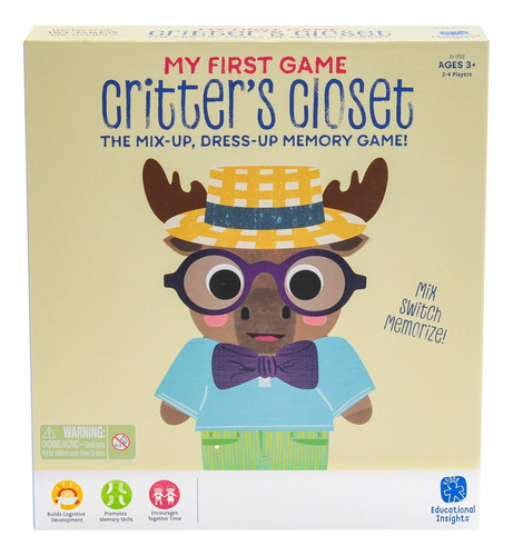 Educational Insights Mi Primer Juego: Critters Closet, Prim.