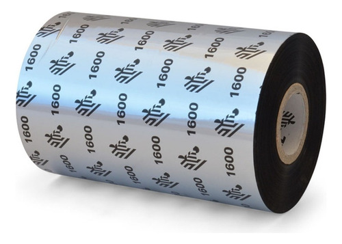 Zebra 01600bk11045 - Cinta Ribbon De Cera 1600 - 450 Metros Negro