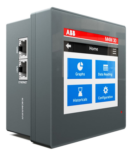 Analizador De Red Abb M4m 30 Ethernet Modbus Tcp/ip Touch