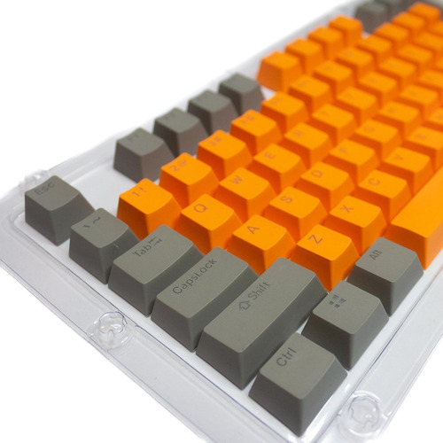 Imagen 2 de 2 de Keycaps Set Color Gris + Naranjo