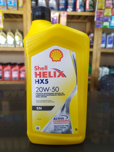 Aceite Shell Helix Hx5 20w-50 Mineral 