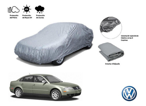 Cubierta Funda Cubreauto Afelpada Vw Passat 2.5l 2002