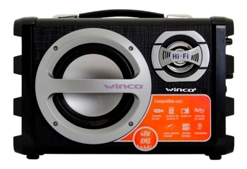 Parlante Portatil Winco W209 Bluetooth Usb Sd Karaoke Cuotas