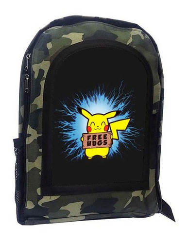 Mochila Camuflada Pikachu A3