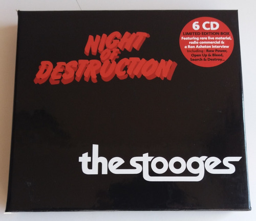 Cd Box - Iggy And The Stooges - 6 Cd's Ep Card Edic. Limitda