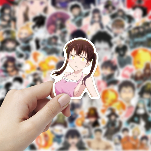 50 Stickers Anime Enen No Shouboutai