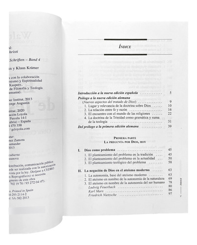 El Dios De Jesucristo - Walter Kasper - 2a Edición