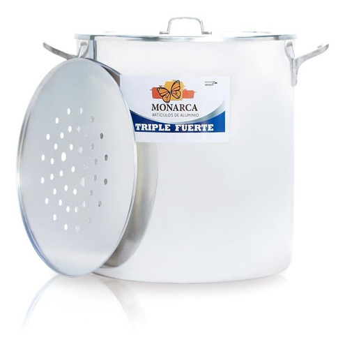 Imagen 1 de 1 de Vaporera De Aluminio Triple Fuerte No. 70 Capacidad 75 Lts