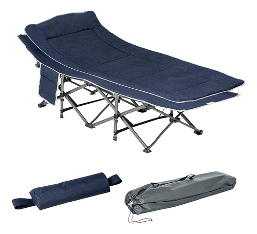 Outsunny Plegable Para Acampar Cot Adultos, Cuna Para Dormir