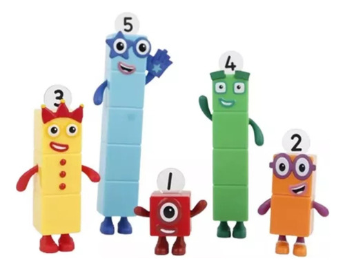 Numberblocks Hand2mind Friends De Una A Cinco Figuras Acción